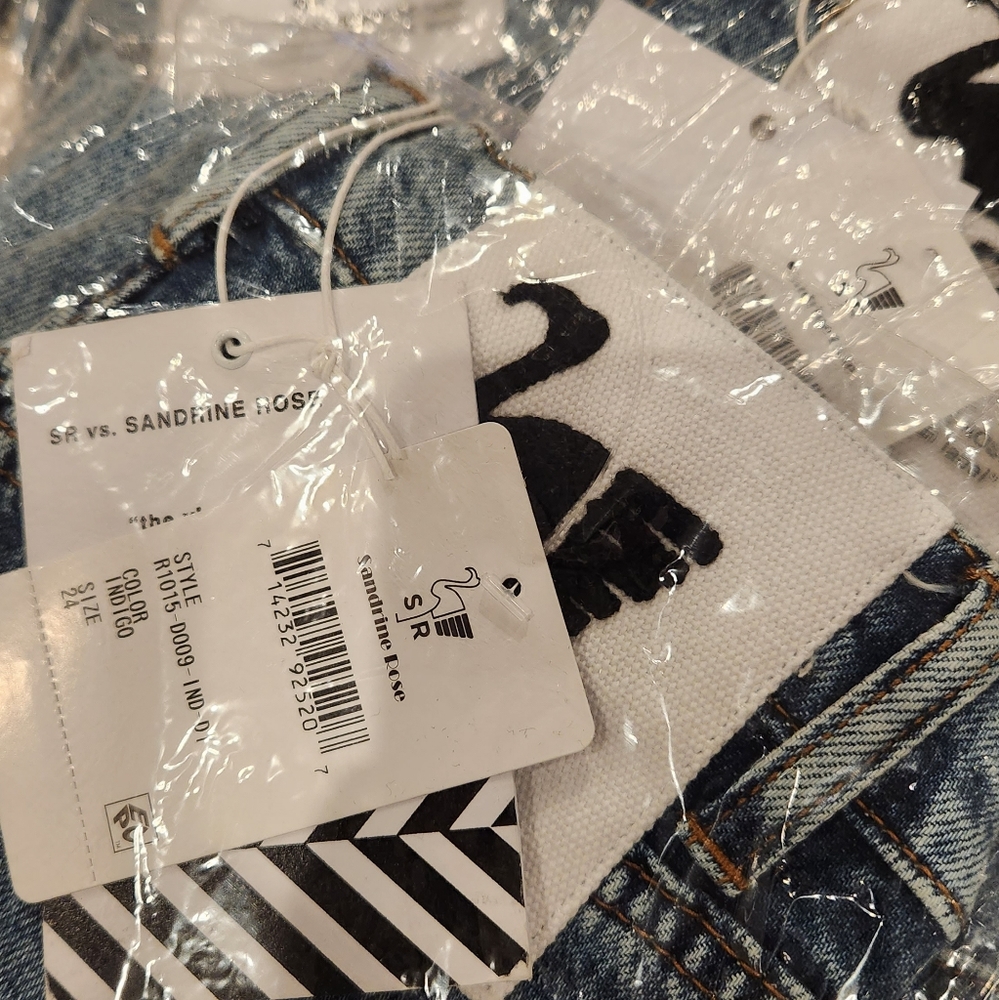 FREE PEOPLE X SANDRINE ROSE JEANS - Collab - RARE - Size 27 - Picture 9 of 16